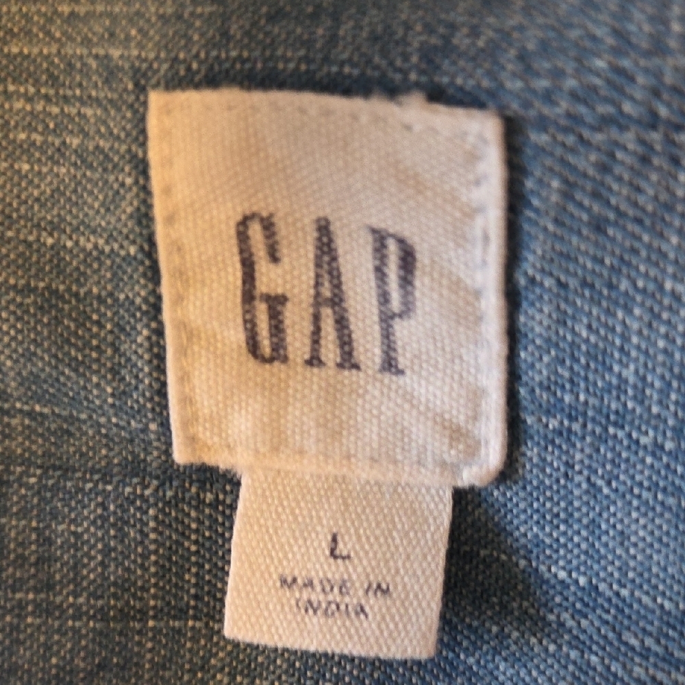 GAP Light Blue Women's Blouse - Picture 5 of 5